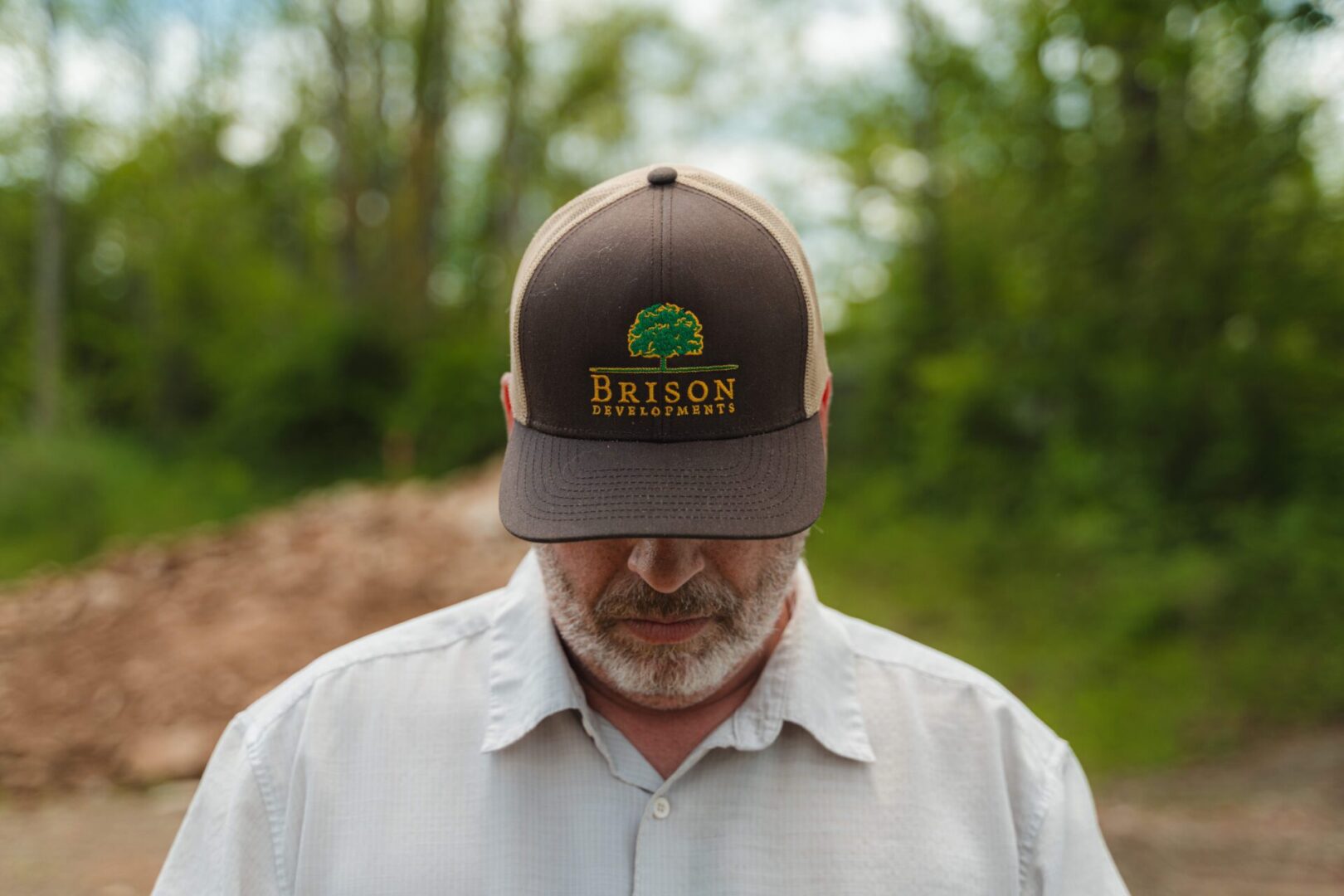 Brison Developments logo on hat