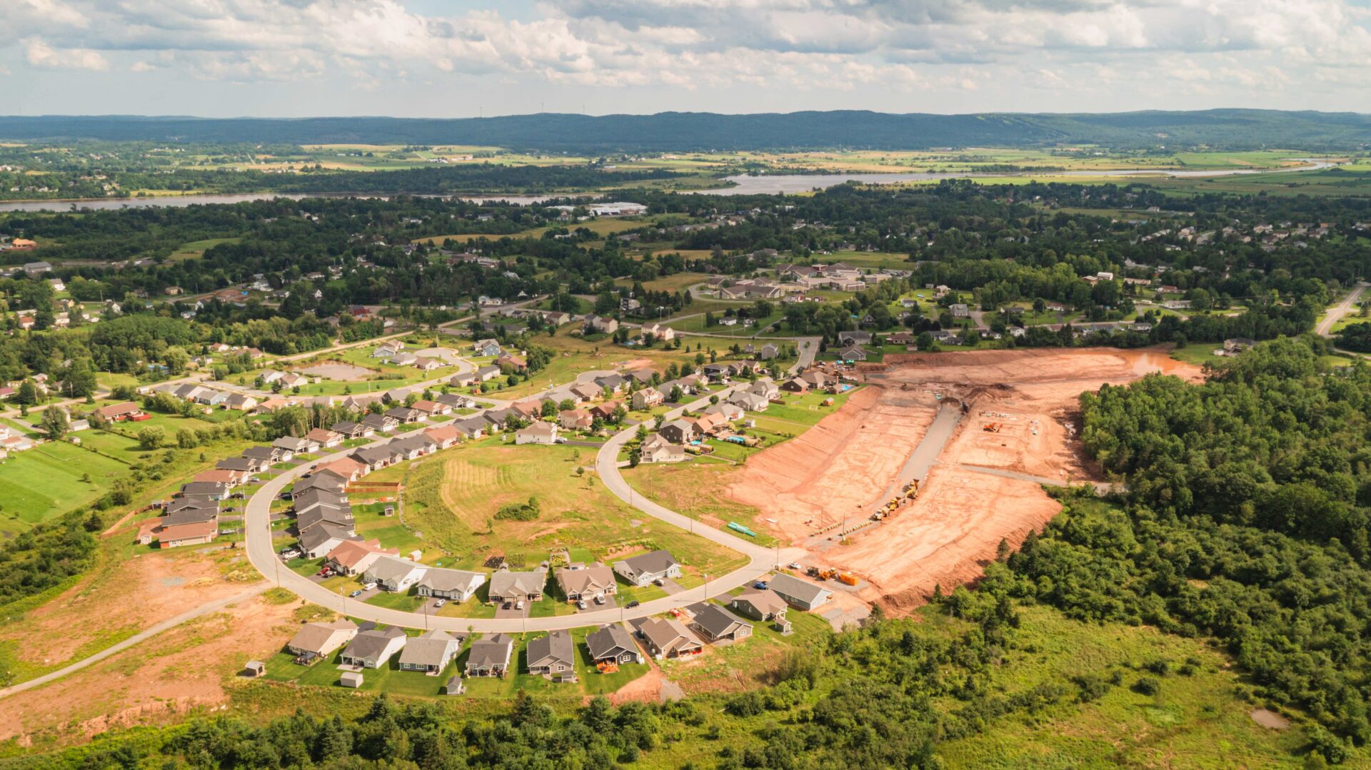 Aerial image of The Meadows, Falmouth, NS