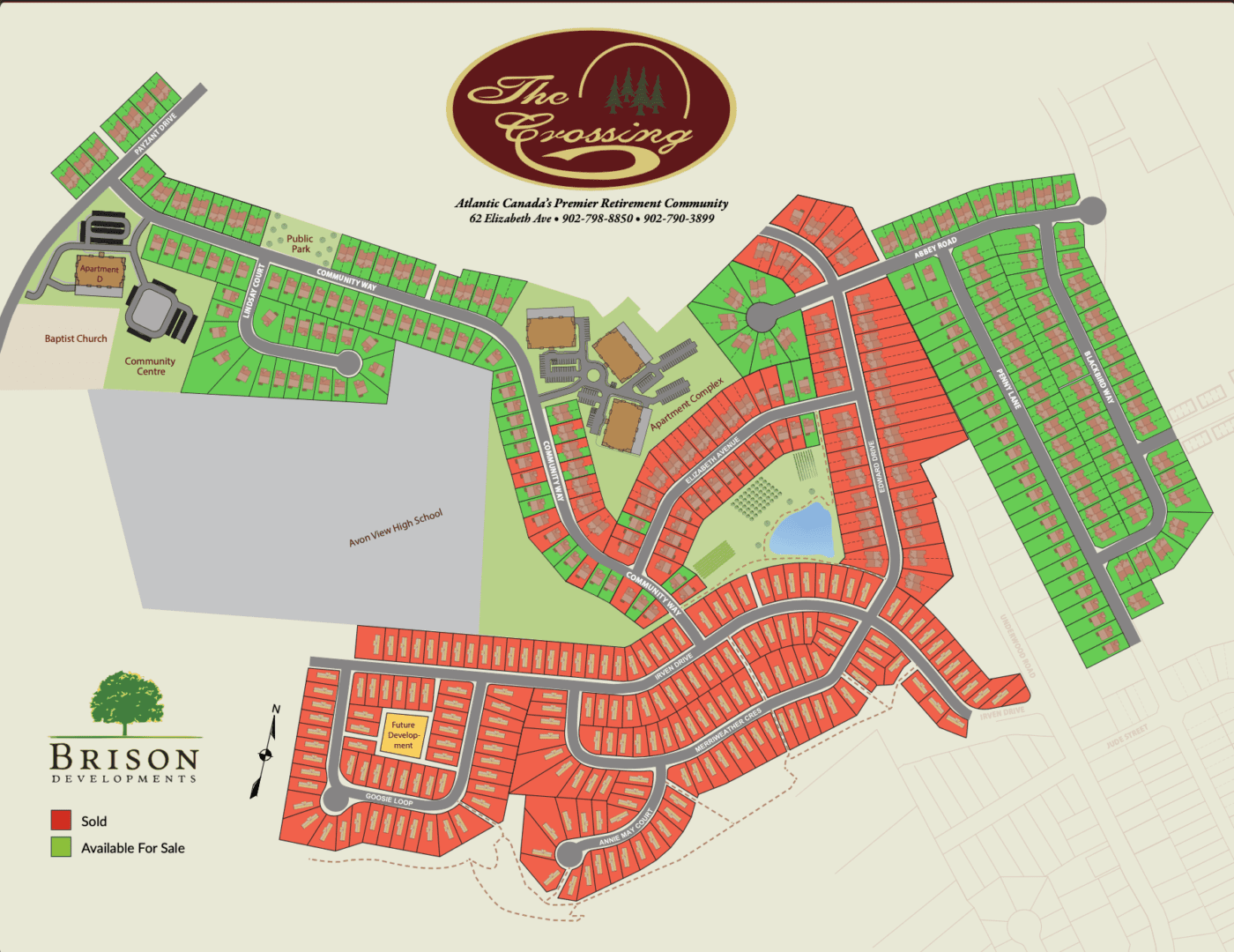 The Crossing Development Map