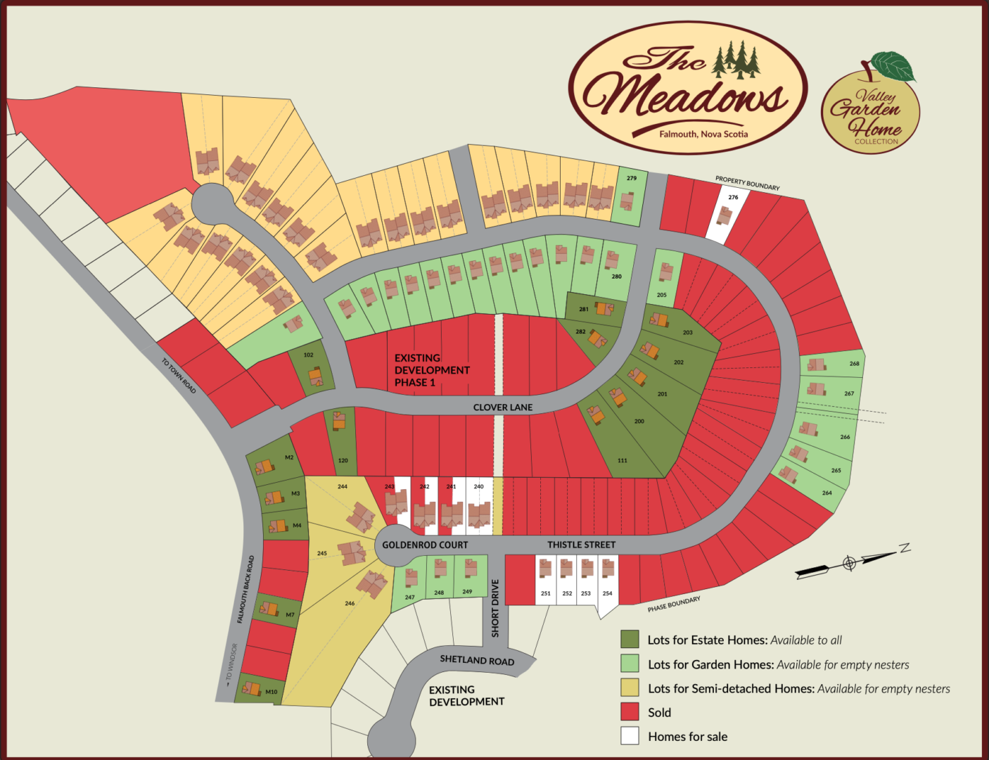 The Meadows Development Map